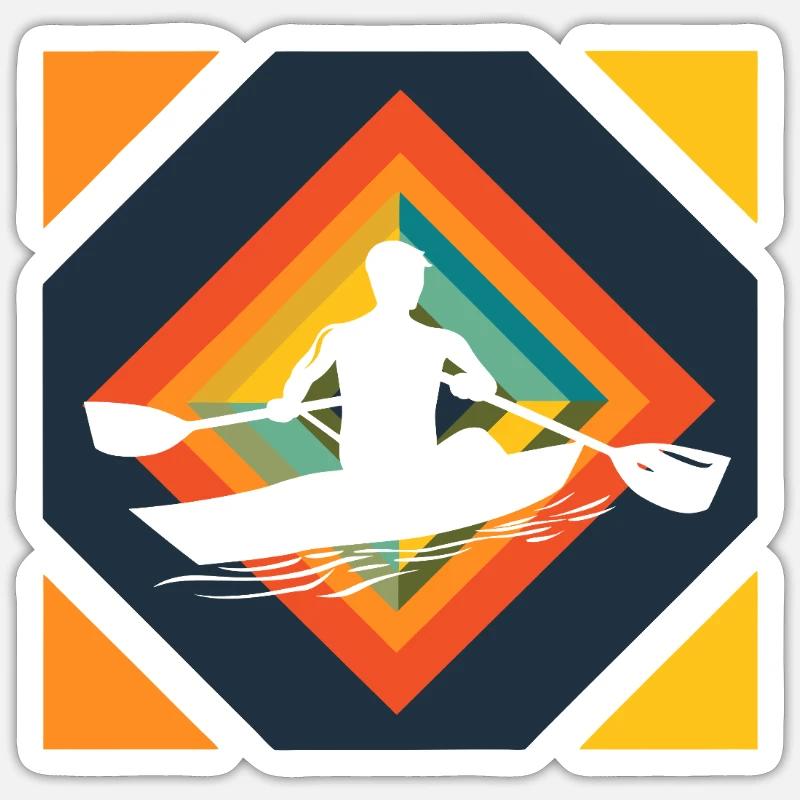 Aviron Techniques d’aviron Sticker taille S (10 x 10 cm)