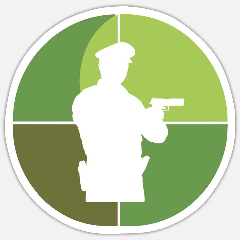 Sticker taille S (10 x 10 cm) - 