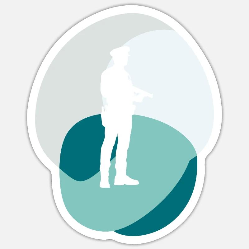 Sticker Größe S (10 x 10 cm) - 