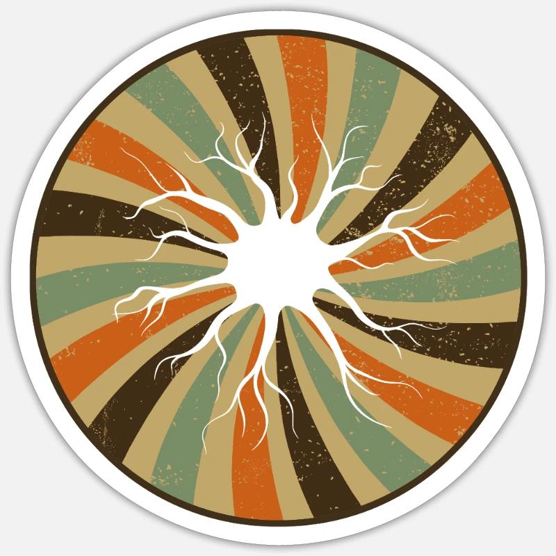 Biology Evolution - Sticker size S (10 x 10 cm) - white matte