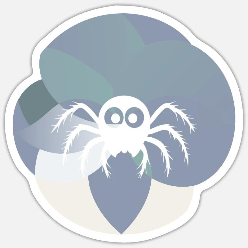 Tarentule Arachnide Insecte Sticker taille S (10 x 10 cm)