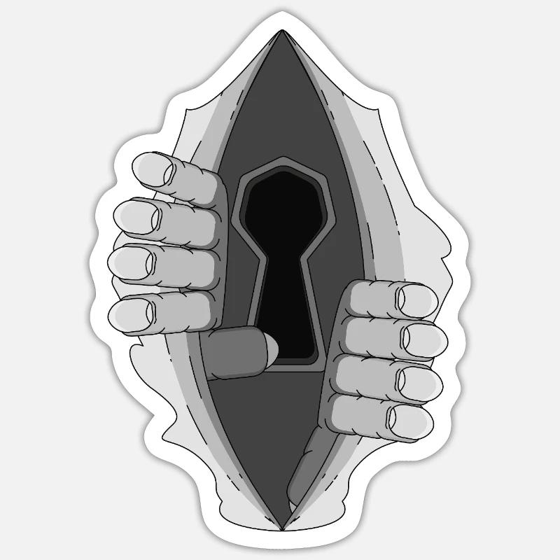 ACTIVER - Sticker taille S (10 x 10 cm) - blanc mat