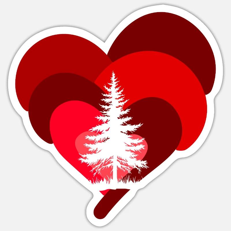 Forestry 7Forestry - Sticker size S (10 x 10 cm) - white matte