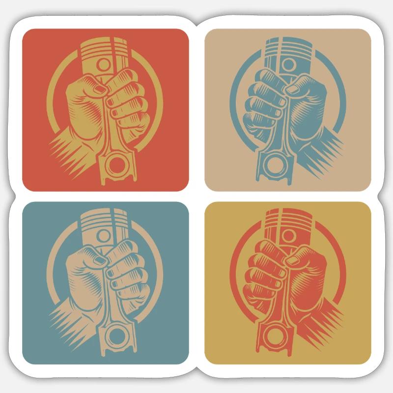Sticker Größe S (10 x 10 cm) - 