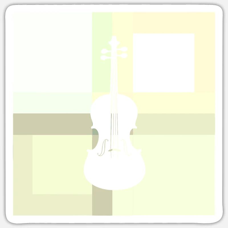 Cordes d’instruments Sticker taille S (10 x 10 cm)