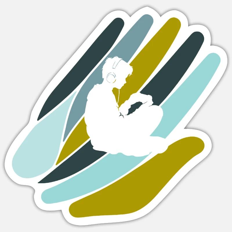 Console di gioco Sticker formato S (10 x 10 cm)