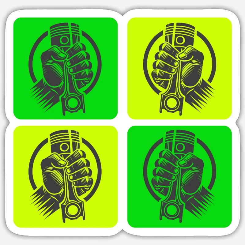 Sticker Größe S (10 x 10 cm) - 