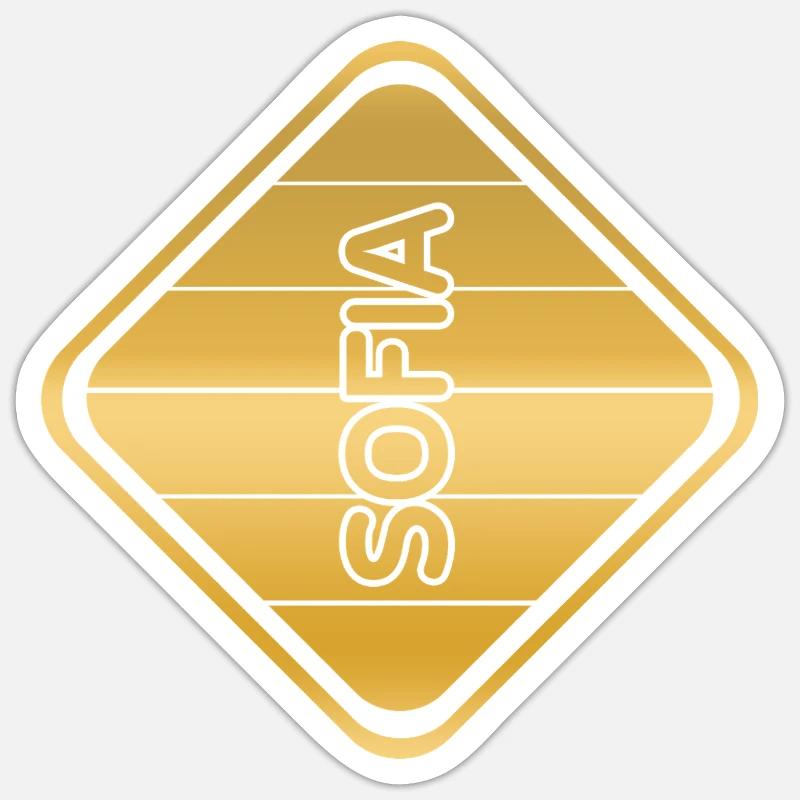 Cadeau pour Sofia Sticker taille S (10 x 10 cm)