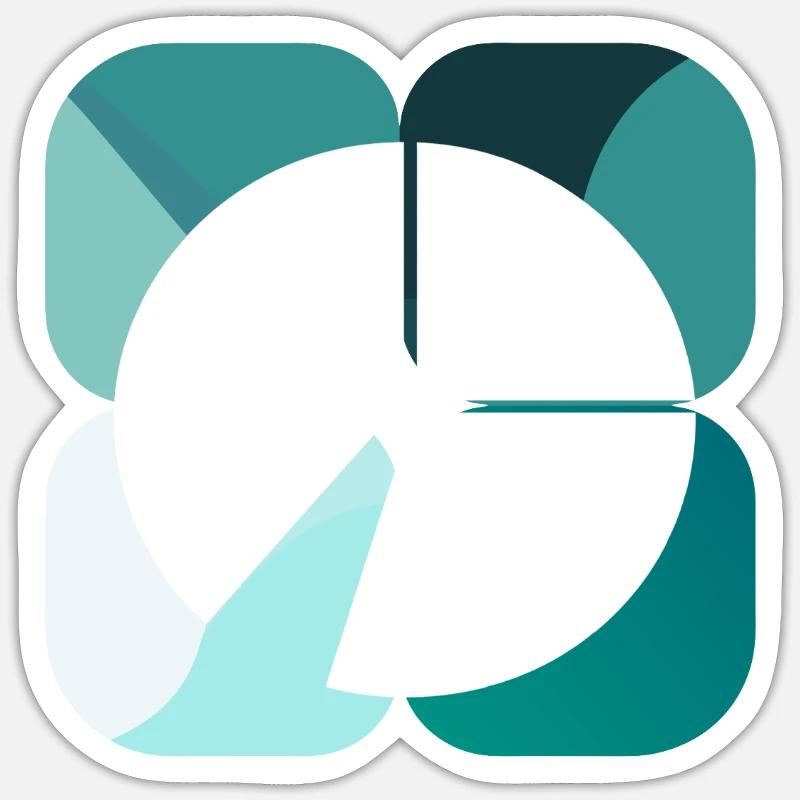 Data Analysis Science Sticker size S (10 x 10 cm)