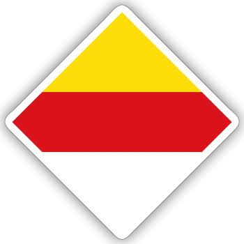 Carinthia - Sticker size S (10 x 10 cm) - white matte - Front