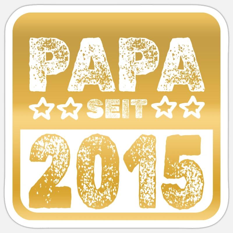2015 - Sticker taille S (10 x 10 cm) - blanc mat