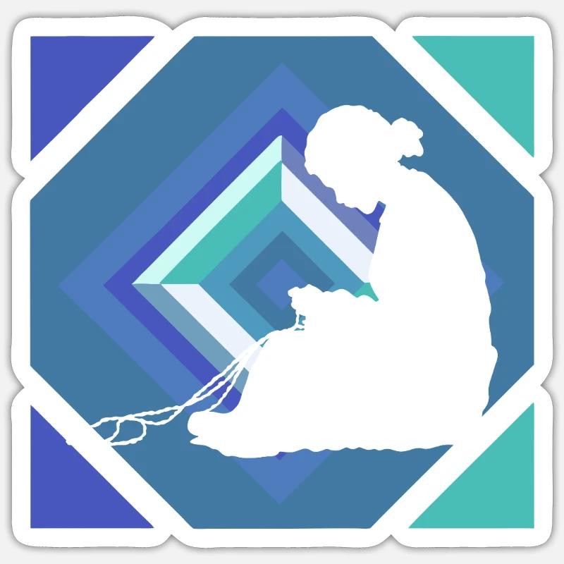 Tricot Projets de bricolage Pull Sticker taille S (10 x 10 cm)