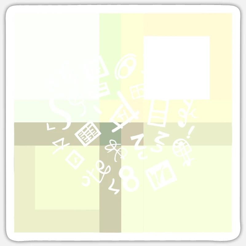 Algebra Problem Statement Numbers Sticker size S (10 x 10 cm)