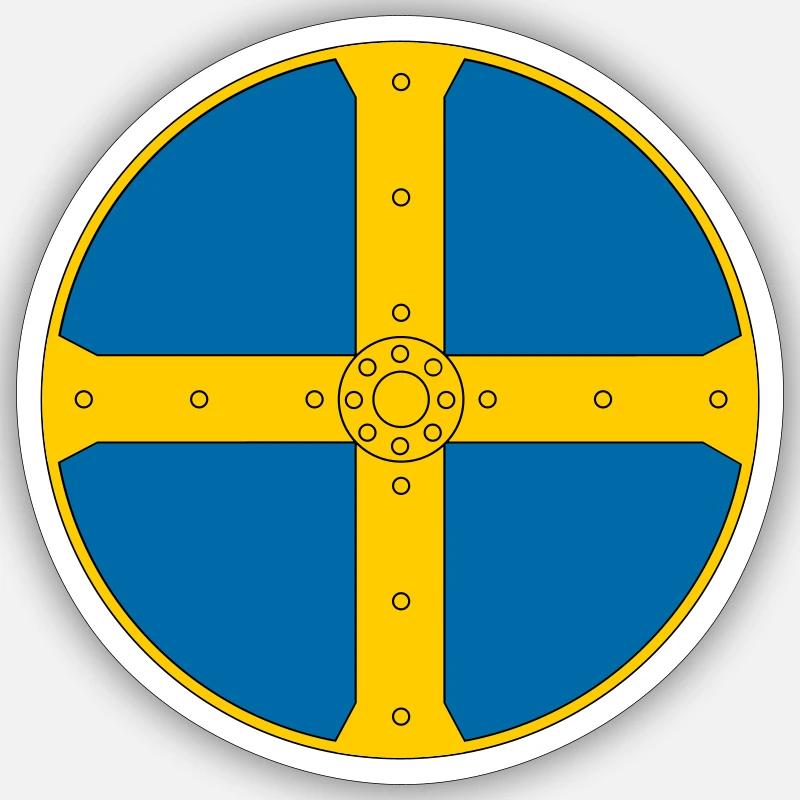 Viking - Sticker size S (10 x 10 cm) - white matte