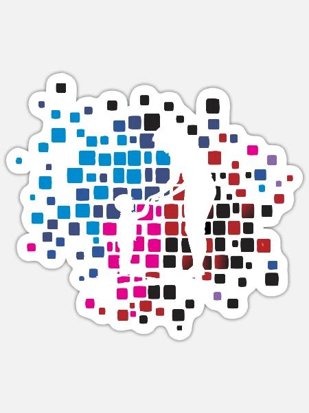 Kindermaedchen Erziehung Kindergeschichte - Sticker Größe S (10 x 10 cm) - Mattweiß