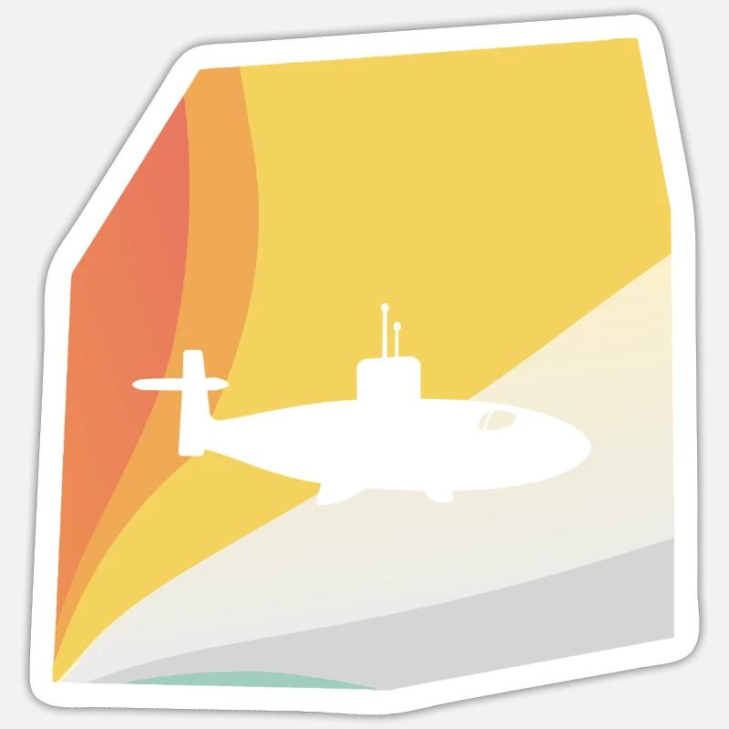 Uboot Unterseeboot U Boot Sticker Größe S (10 x 10 cm)