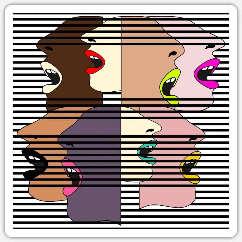 Sticker taille S (10 x 10 cm) - 