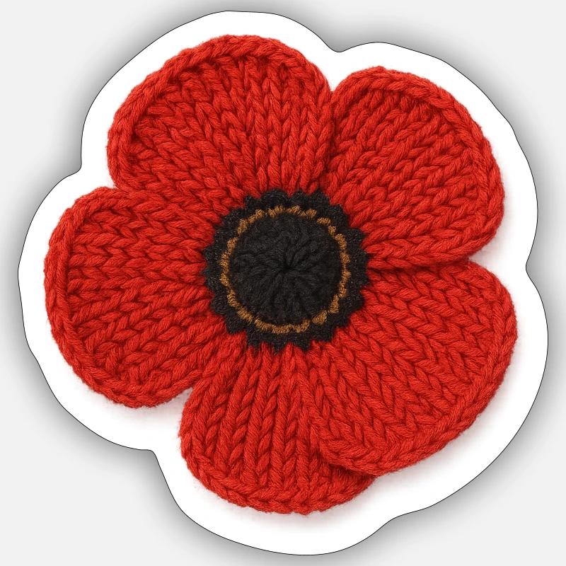 Fleur Sticker taille S (10 x 10 cm)