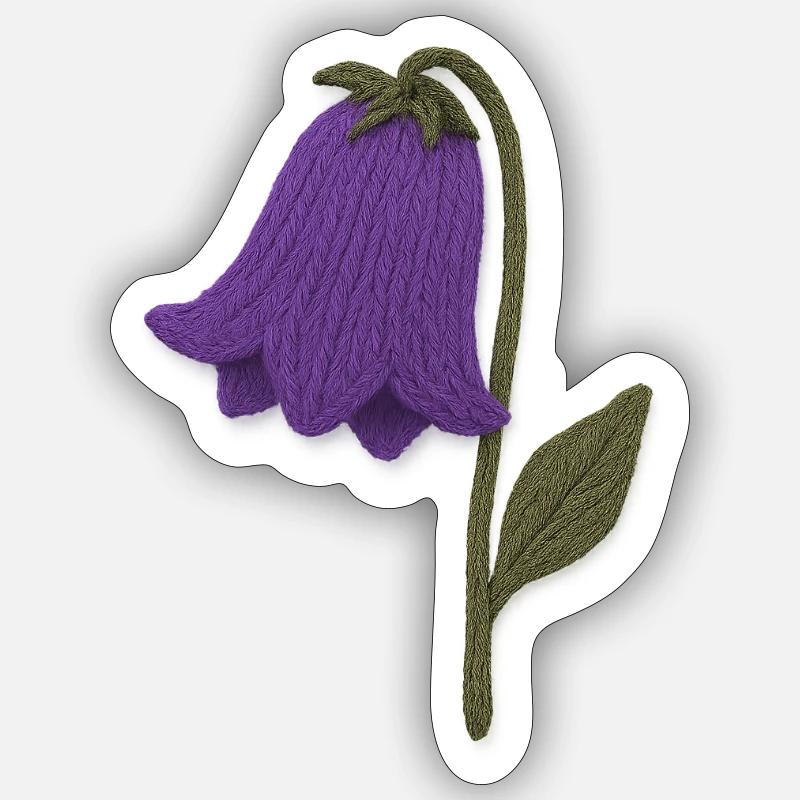 Fleur Sticker taille S (10 x 10 cm)