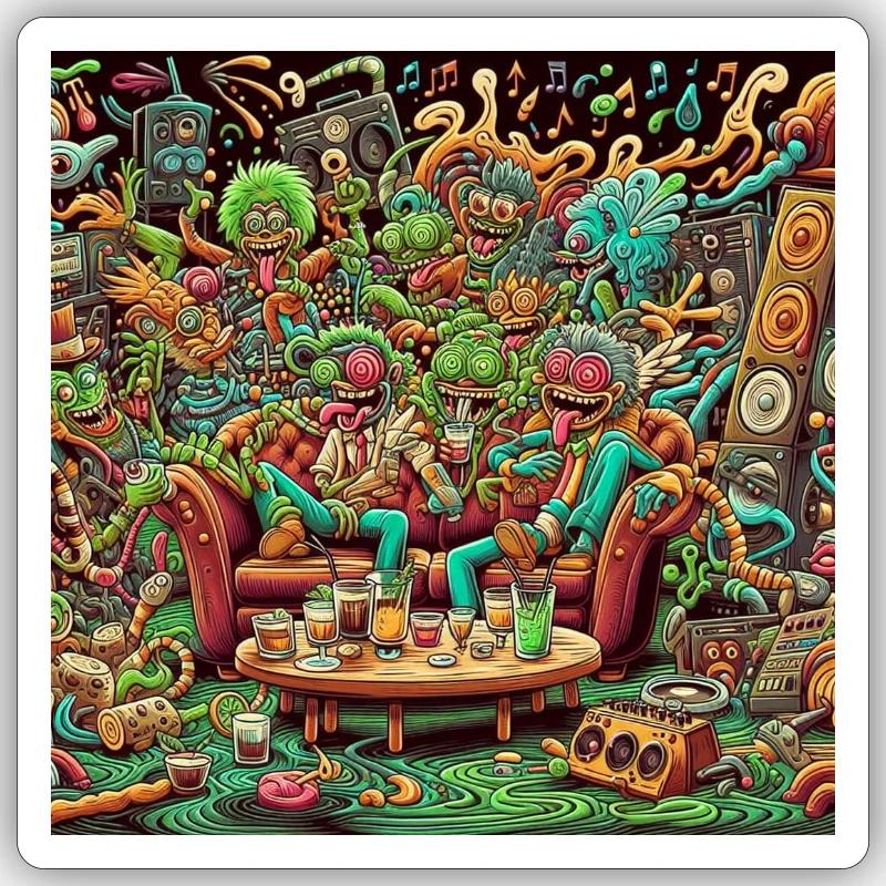 Sticker taille S (10 x 10 cm) - 