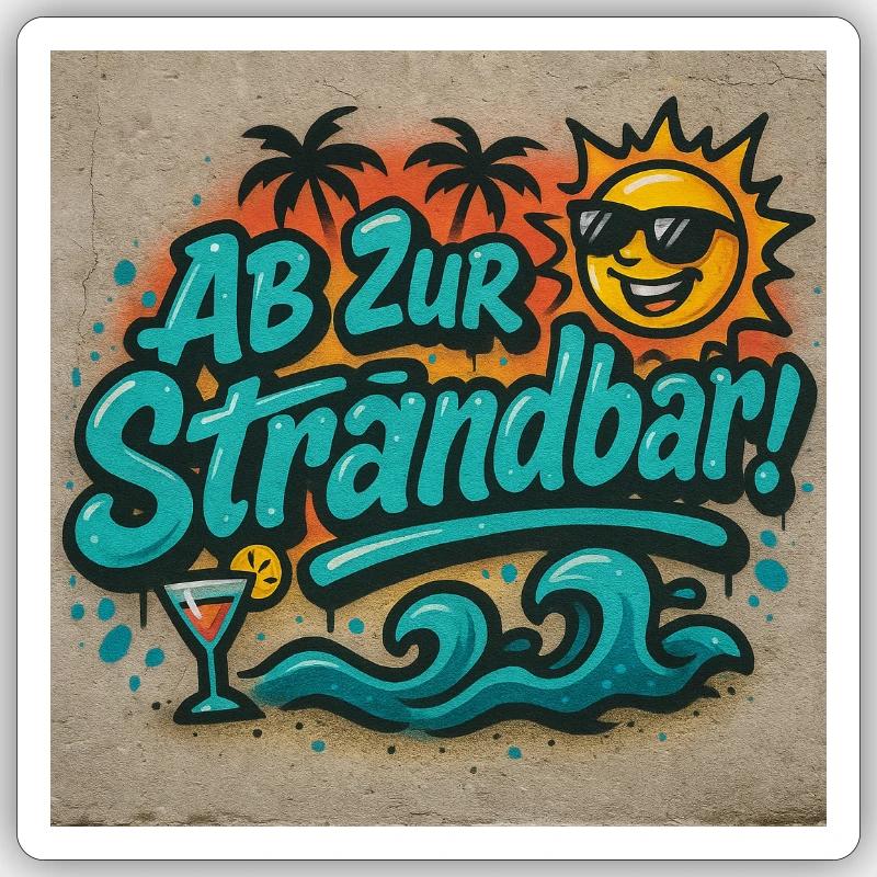 Sticker Größe S (10 x 10 cm) - 