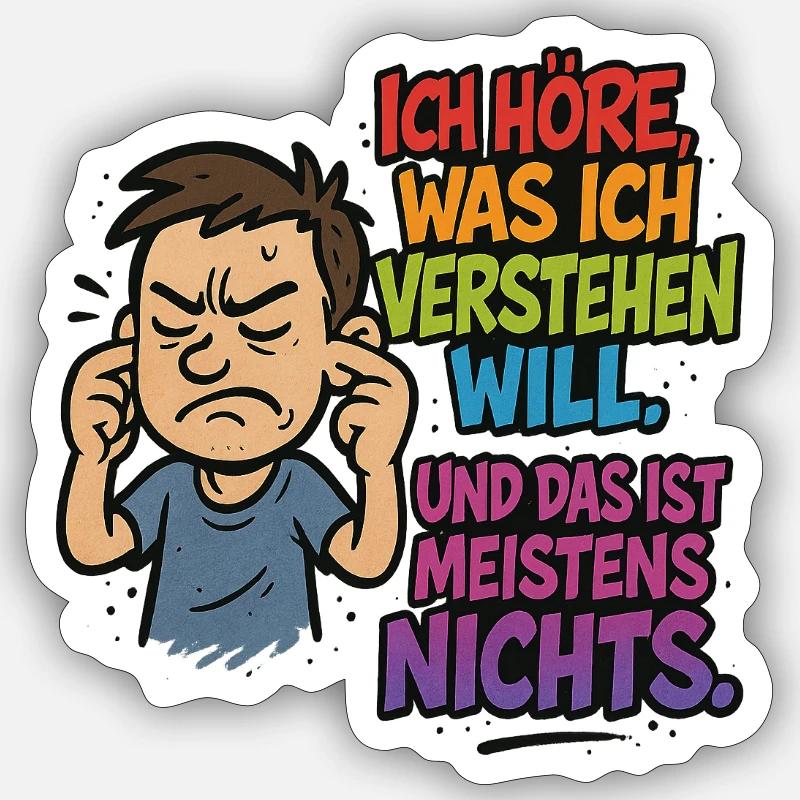 Sticker Größe S (10 x 10 cm) - 