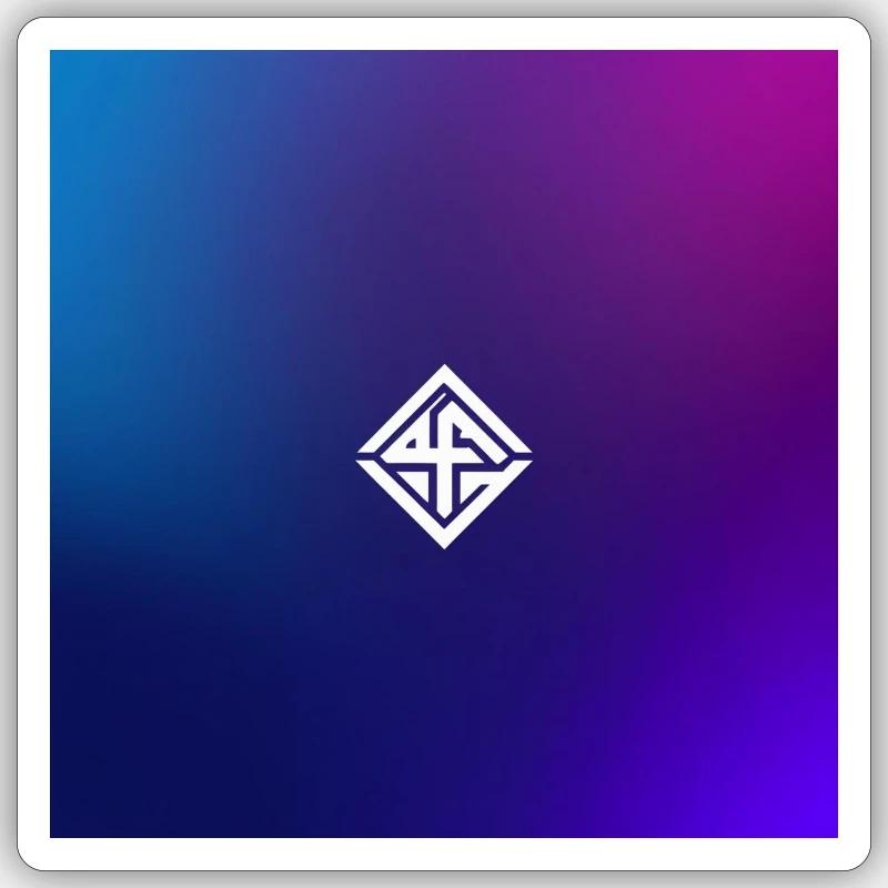 Conception de couleur de beauté. Sticker taille S (10 x 10 cm)