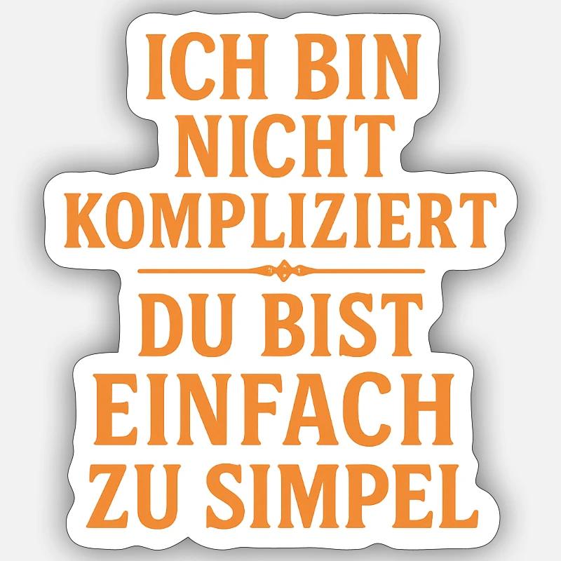Sticker Größe S (10 x 10 cm) - 