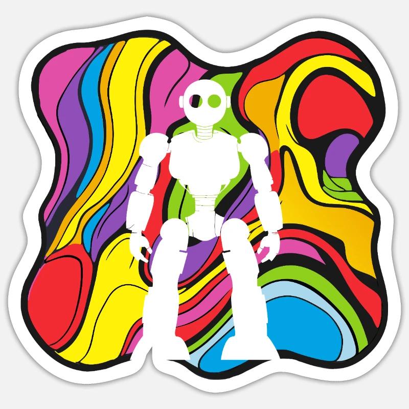 Robot Technology Computer Science Sticker size S (10 x 10 cm)