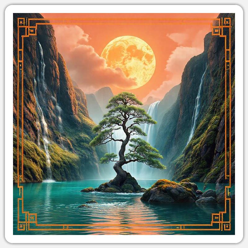 Harmonious Sky Sticker size S (10 x 10 cm)