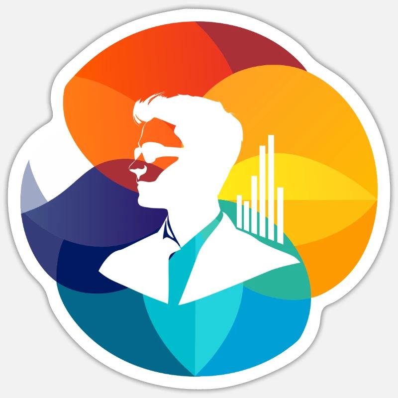Data Analysis Survey - Sticker size S (10 x 10 cm) - white matte