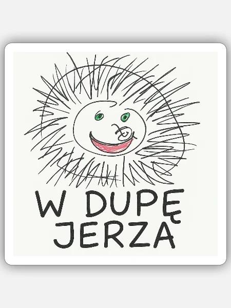  - Sticker size S (10 x 10 cm) - white matte