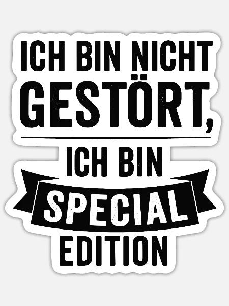- Sticker size S (10 x 10 cm) - white matte