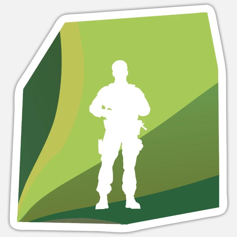 Polizei Verbrechensbekaempfung Kriminalitaet Sticker Größe S (10 x 10 cm)