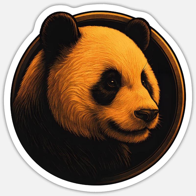 Panda – Le géant pacifique Sticker taille S (10 x 10 cm)