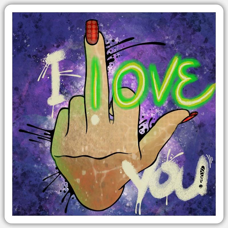 Sticker Größe S (10 x 10 cm) - 