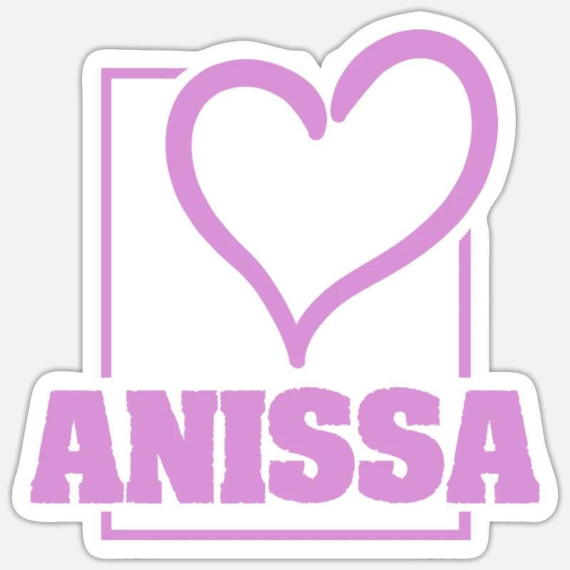 Bachelorette Aniss - Sticker size S (10 x 10 cm) - white matte