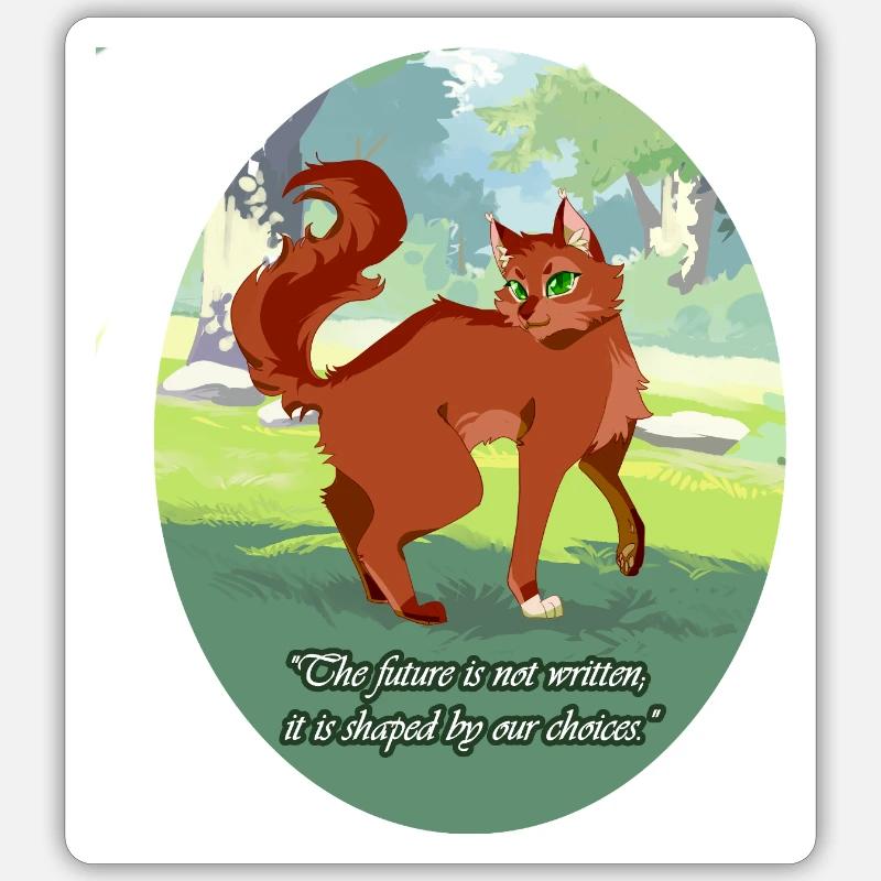 Squirrel Flight Squirrleflight Warrior Cats Cat Sticker size S (10 x 10 cm)