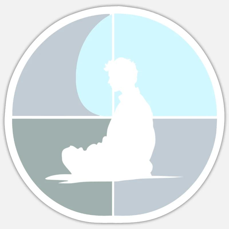 Sticker taille S (10 x 10 cm) - 