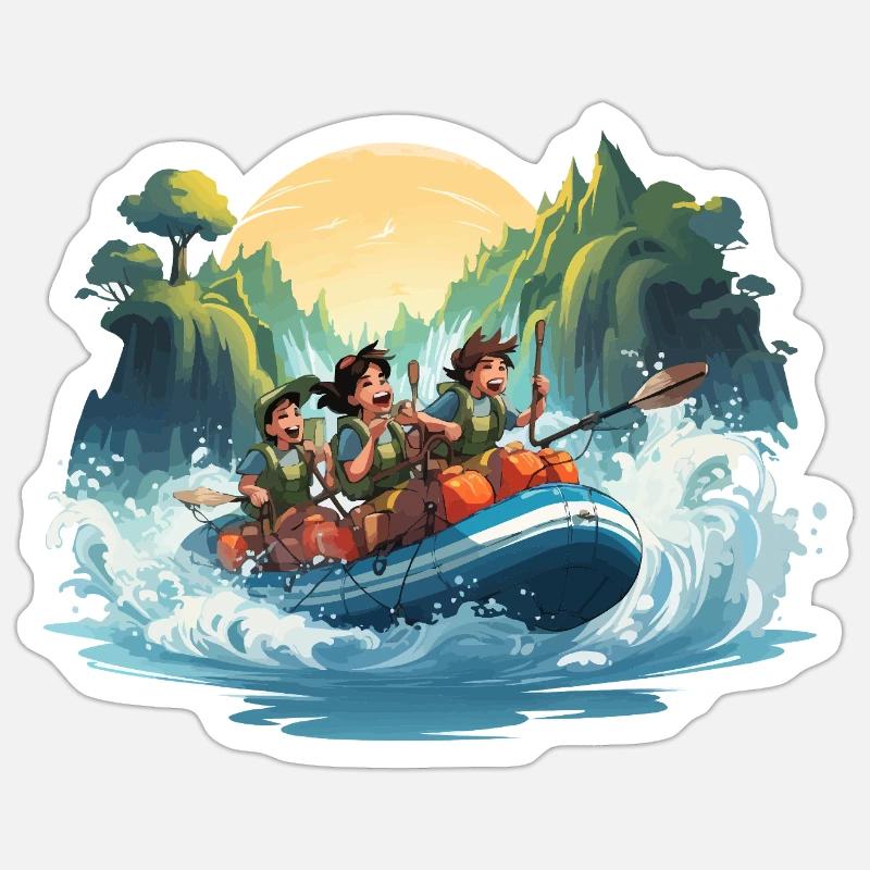 Die Rapids Raiders - Sticker Größe S (10 x 10 cm) - Mattweiß