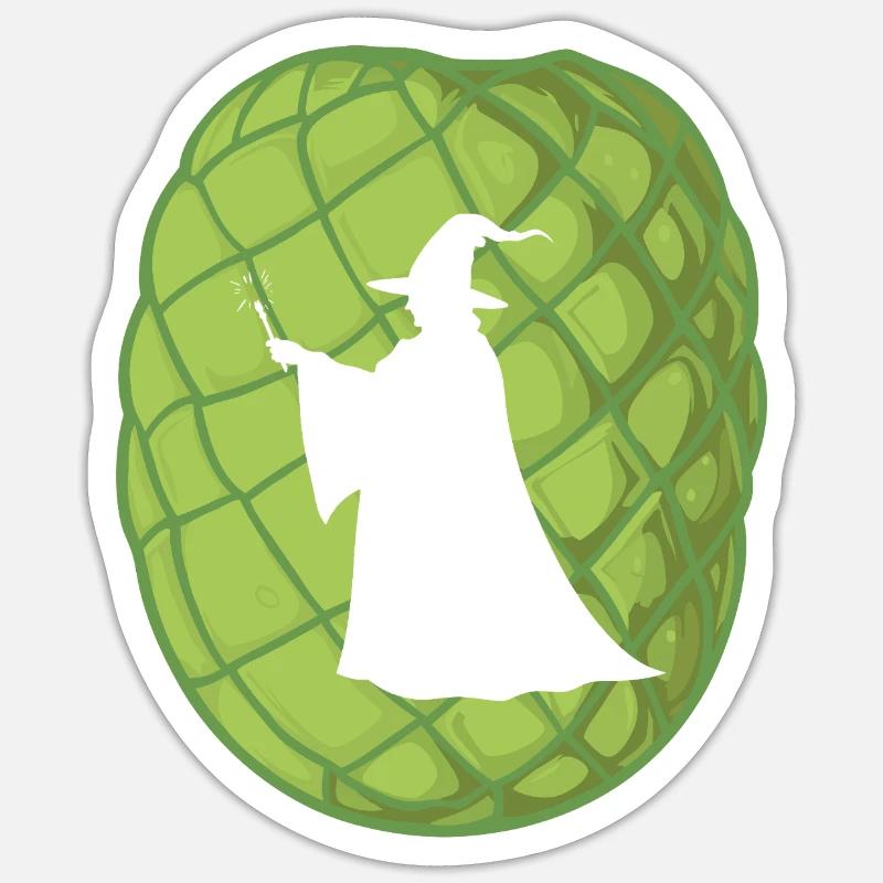 Astuces de mage - Sticker taille S (10 x 10 cm) - blanc mat