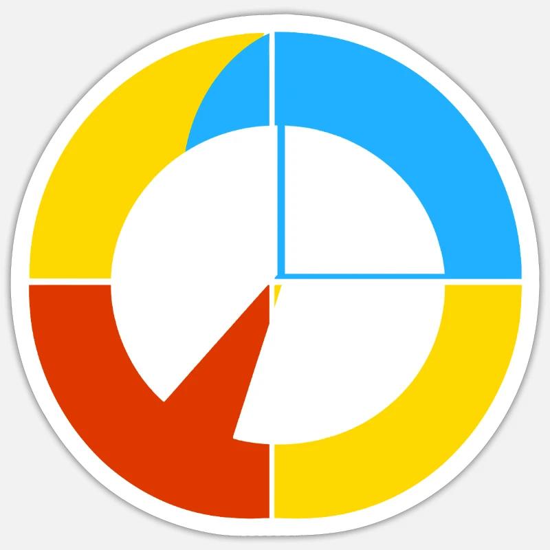 Data Analysis Survey Mathematics Sticker size S (10 x 10 cm)