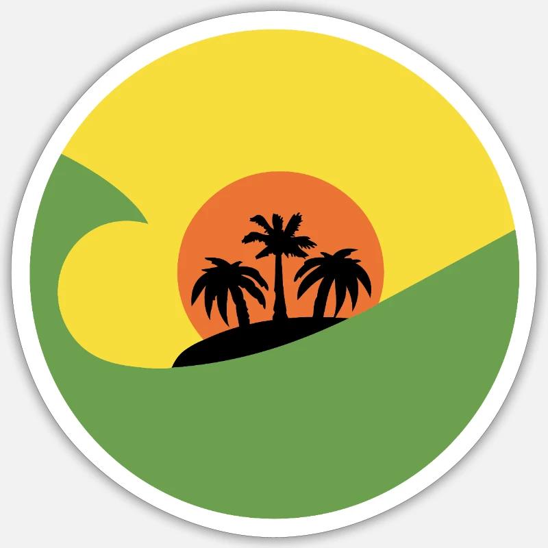 Front de libération de Cascara CLF Eau Sticker taille S (10 x 10 cm)