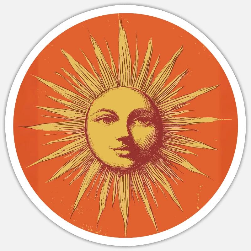 Sun Sticker size S (10 x 10 cm)