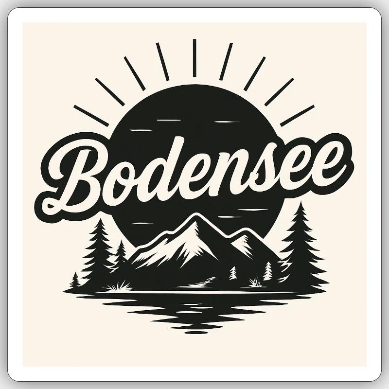 Bodensee Sticker Größe S (10 x 10 cm)