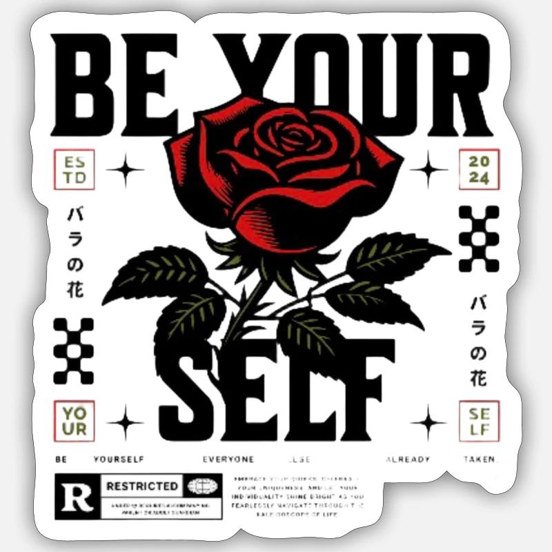 Style décontracté Sticker taille S (10 x 10 cm)