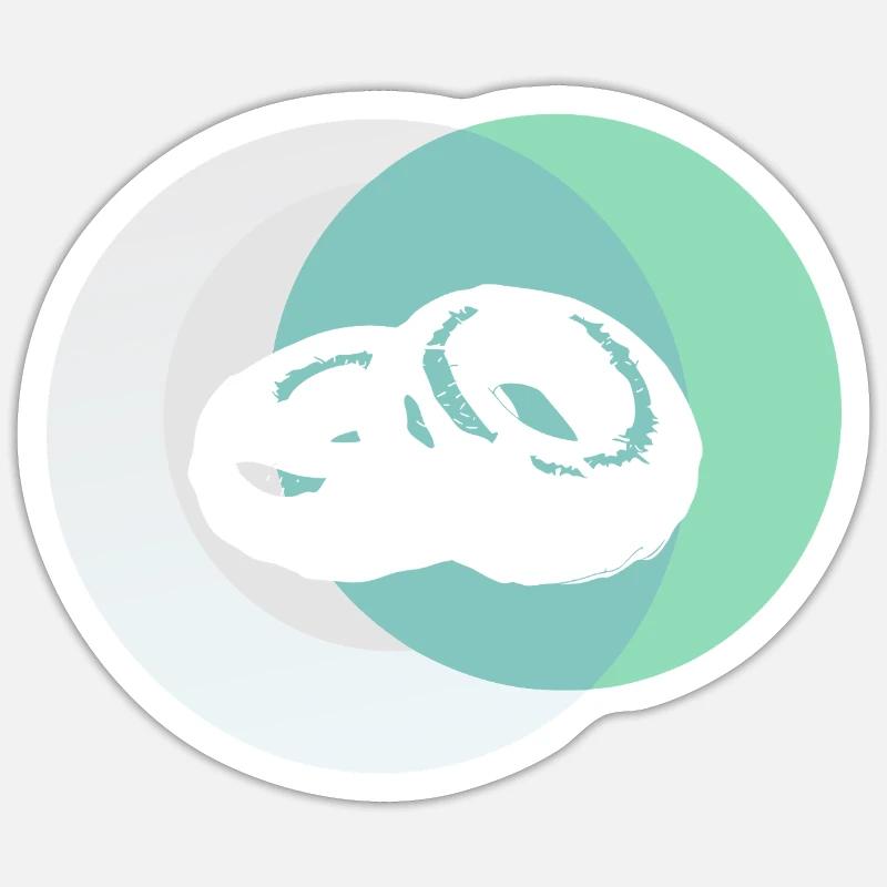 Donuts Doughnuts Sticker size S (10 x 10 cm)