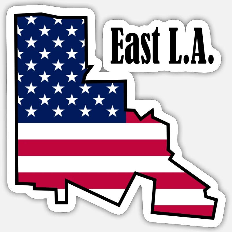 East LA Sticker size S (10 x 10 cm)