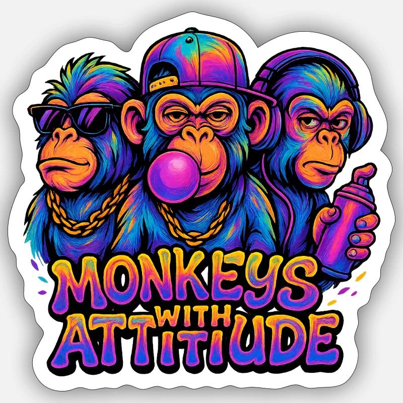 Sticker Größe S (10 x 10 cm) - 