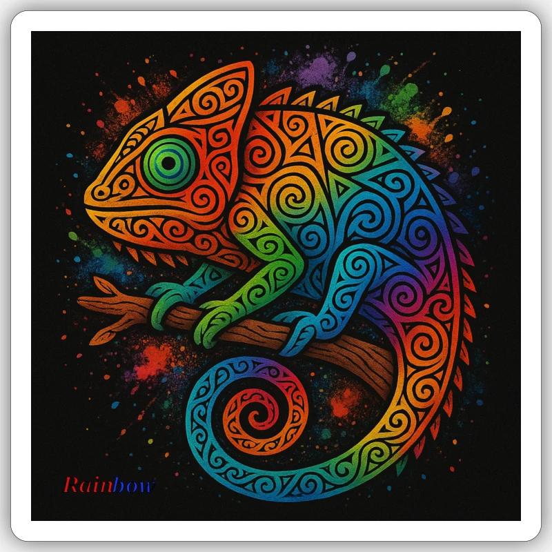 Rainbow Sticker size S (10 x 10 cm)